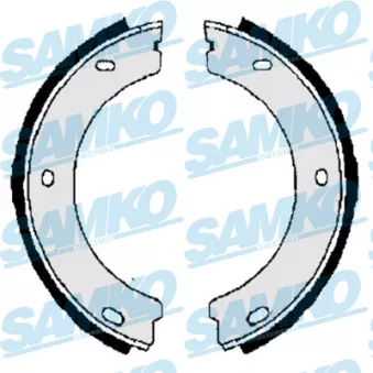 Jeu de mâchoires de frein, frein de stationnement SAMKO 86400 pour JAGUAR XK 4.0 - 294cv