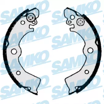 SAMKO 87030 - Jeu de mâchoires de frein