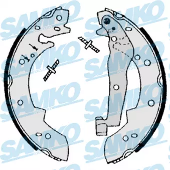 Jeu de mâchoires de frein SAMKO OEM 34219064270