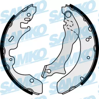 Jeu de mâchoires de frein SAMKO OEM 93BB2200CB