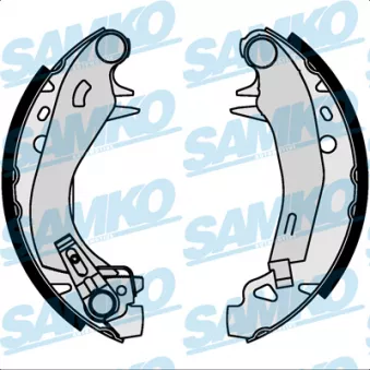 Jeu de mâchoires de frein SAMKO 87570 pour CITROEN AX 1.4 GTI - 100cv