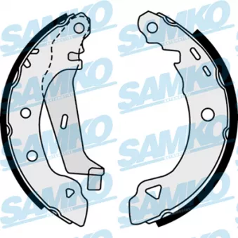 Jeu de mâchoires de frein SAMKO 87720 pour CITROEN AX 1.4 GTI - 100cv