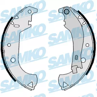 Jeu de mâchoires de frein SAMKO 87810 pour MAZDA 6 1.9 JTD - 105cv
