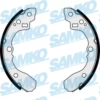 Jeu de mâchoires de frein SAMKO 88060 pour KIA RIO 1.3 - 82cv