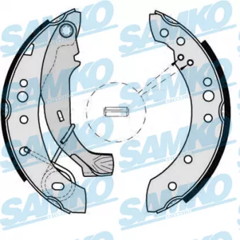Jeu de mâchoires de frein SAMKO 88150 pour DACIA LOGAN 1.6 MPI 85 - 84cv