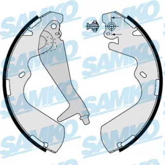 Jeu de mâchoires de frein SAMKO OEM sb000102