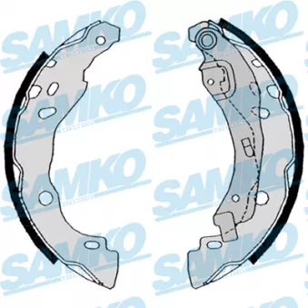 Jeu de mâchoires de frein SAMKO 88630 pour DACIA LOGAN 1.6 MPI 85 - 84cv