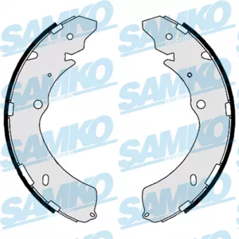 Jeu de mâchoires de frein SAMKO OEM 8973682540