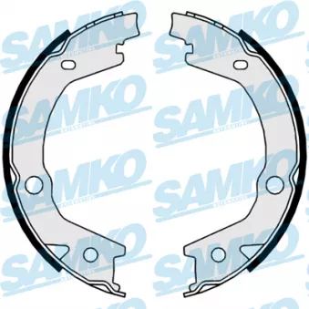 Jeu de mâchoires de frein, frein de stationnement SAMKO 89800 pour SSANGYONG REXTON RX270 XDi 4x4 - 179cv