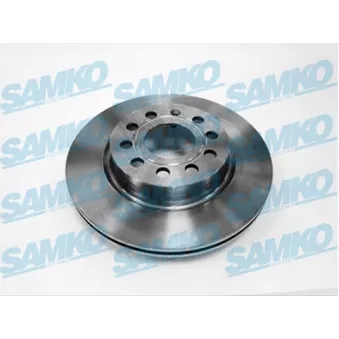SAMKO A1001V - Jeu de 2 disques de frein arrière