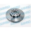 Jeu de 2 disques de frein avant SAMKO [A1002V]
