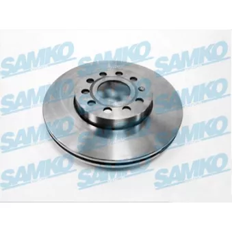 Jeu de 2 disques de frein avant SAMKO A1002V pour AUDI A3 2.0 TDI - 110cv