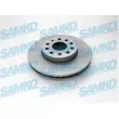 SAMKO A1002VR - Jeu de 2 disques de frein arrière