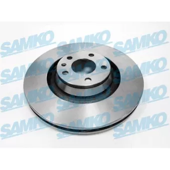 Jeu de 2 disques de frein avant SAMKO OEM 4F0615301G