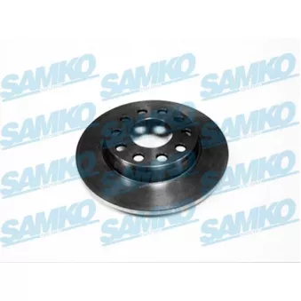 Jeu de 2 disques de frein arrière SAMKO A1013PR pour AUDI A4 3.0 quattro - 220cv