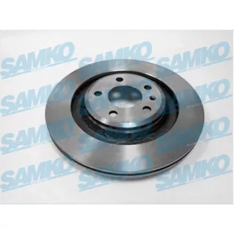 Jeu de 2 disques de frein arrière SAMKO A1040V pour HONDA CIVIC 1.8 TFSI - 170cv