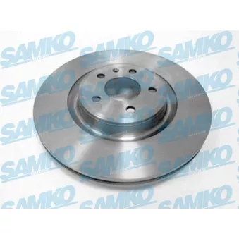 Jeu de 2 disques de frein avant SAMKO A1042VR pour AUDI A6 2.8 FSI - 204cv