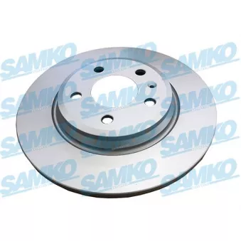 Jeu de 2 disques de frein arrière SAMKO A1062PR pour AUDI A4 2.0 TDI - 122cv