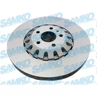 Jeu de 2 disques de frein avant SAMKO A1064VR pour AUDI Q8 55 TFSI e quattro - 340cv