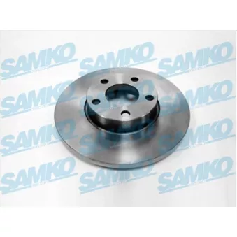 Jeu de 2 disques de frein avant SAMKO A1361P pour AUDI A6 1.8 - 125cv