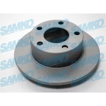 Jeu de 2 disques de frein arrière SAMKO A1401PR pour AUDI A6 2.0 16V - 140cv