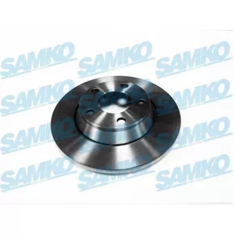 Jeu de 2 disques de frein avant SAMKO A1411P pour AUDI A4 1.6 - 102cv