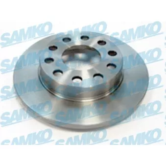 Jeu de 2 disques de frein arrière SAMKO A1594P pour SEAT EXEO 1.8 TSI - 120cv