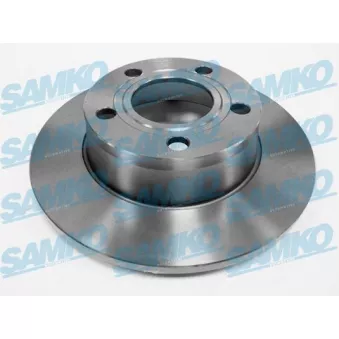 Jeu de 2 disques de frein arrière SAMKO A1603P pour AUDI A6 2.8 quattro - 190cv