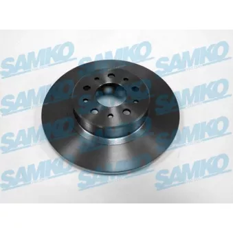 Jeu de 2 disques de frein arrière SAMKO A2001P pour ALFA ROMEO 156 2.4 JTD - 163cv