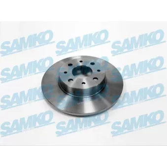 Jeu de 2 disques de frein arrière SAMKO A2006P pour ALFA ROMEO MITO 1.4 Bifuel - 120cv