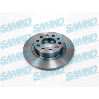 Jeu de 2 disques de frein arrière SAMKO A2007P pour ALFA ROMEO GIULIETTA 2.0 JTDM - 170cv