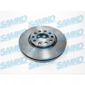 Jeu de 2 disques de frein avant SAMKO OEM 68254389AA