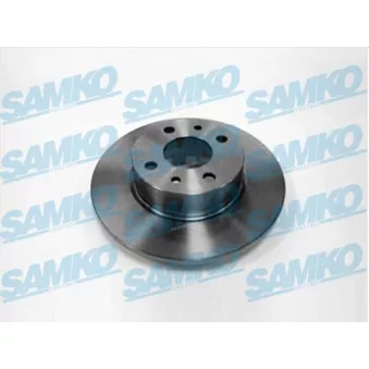 Jeu de 2 disques de frein arrière SAMKO A2161P pour LANCIA LYBRA 2.0 20V - 154cv