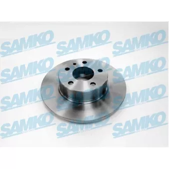 Jeu de 2 disques de frein arrière SAMKO A2163P pour LANCIA THEMA 2000 i Turbo - 150cv