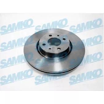 Jeu de 2 disques de frein avant SAMKO A2173V pour LANCIA LYBRA 2.0 20V - 154cv
