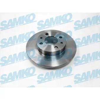 SAMKO A2221P - Jeu de 2 disques de frein arrière