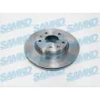 Jeu de 2 disques de frein avant SAMKO [A4000V]