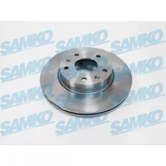 Jeu de 2 disques de frein avant SAMKO A4000V pour LAND ROVER FREELANDER 2.0 DI 4x4 - 98cv