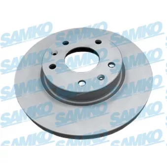 Jeu de 2 disques de frein avant SAMKO A4000VR pour LAND ROVER FREELANDER 2.0 DI 4x4 - 98cv