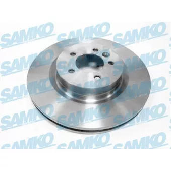 Jeu de 2 disques de frein avant SAMKO A4014VR pour NISSAN PRIMASTAR 3.0 TD 4x4 - 211cv