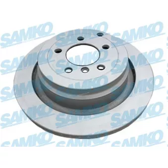 Jeu de 2 disques de frein arrière SAMKO A4019VR pour LAND ROVER RANGE ROVER 4.2 4x4 - 396cv