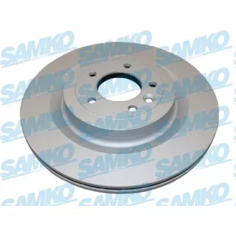 Jeu de 2 disques de frein arrière SAMKO A4024VR pour LAND ROVER RANGE ROVER SPORT 5.0 4x4 - 550cv