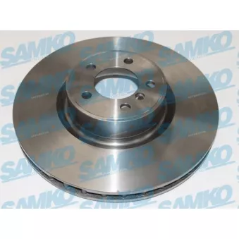 Jeu de 2 disques de frein avant SAMKO A4025V pour LAND ROVER RANGE ROVER 4.4 D 4x4 - 313cv