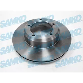 Jeu de 2 disques de frein avant SAMKO A4201V pour LAND ROVER RANGE ROVER 4.3 Vogue LSE 4x4 - 203cv