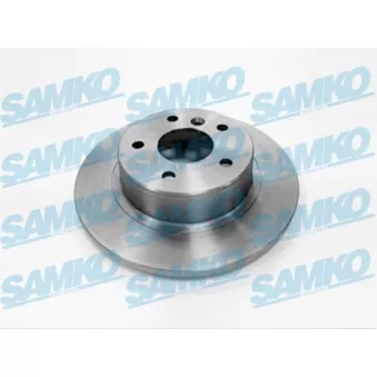 Jeu de 2 disques de frein arrière SAMKO OEM sdb000210