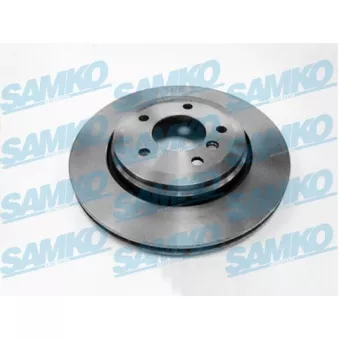 Jeu de 2 disques de frein arrière SAMKO B2007V pour BMW Série 3 330 i - 231cv