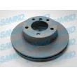 SAMKO B2013VR - Jeu de 2 disques de frein arrière