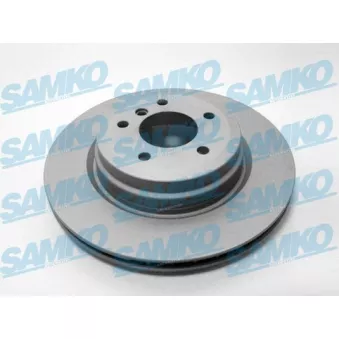 Jeu de 2 disques de frein arrière SAMKO B2023VR pour BMW Série 3 335 i - 306cv