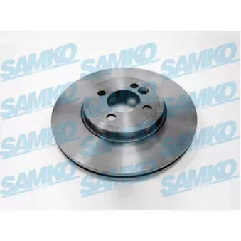 Jeu de 2 disques de frein avant SAMKO OEM 34116858652