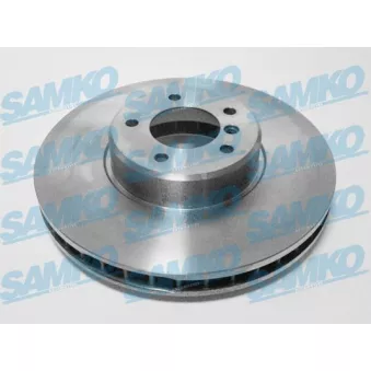 Jeu de 2 disques de frein avant SAMKO B2036V pour BMW Série 6 650 i - 367cv
